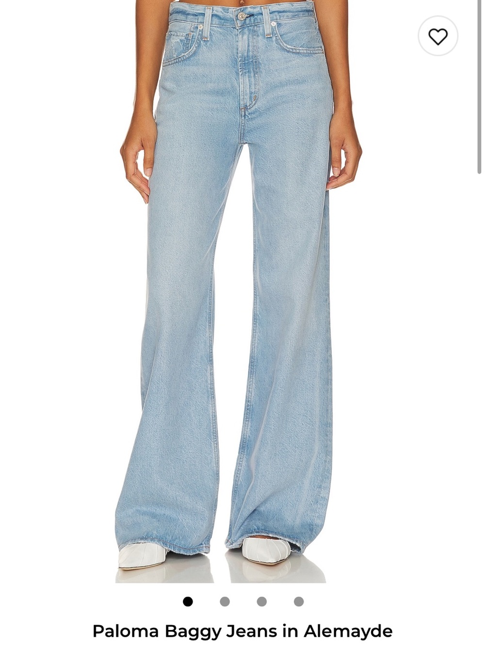 Citizens Of Humanity Paloma Wide-Leg Jeans in Alemyade Light Blue